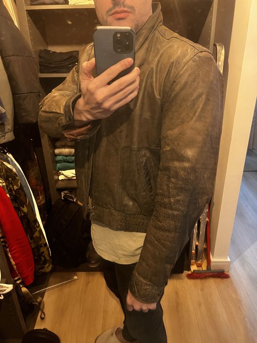 Geaca de piele marimea M/L toamna-iarna