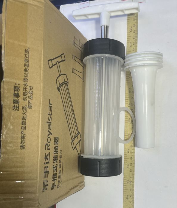 Шприц колбасный с 4мя насадками