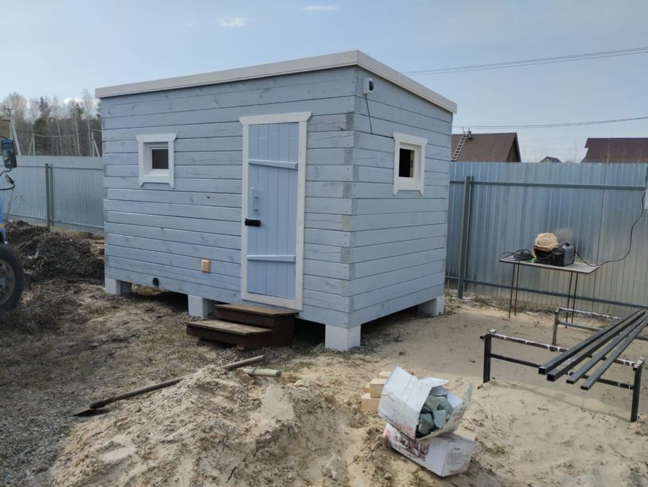 Баня из соснового бруса камерной сушки