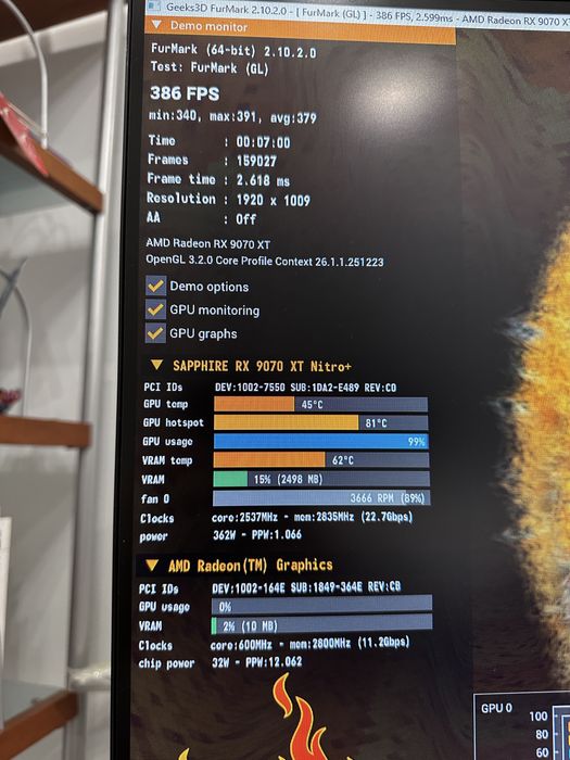 Игровой компьютер 7800x3d + RX9070XT