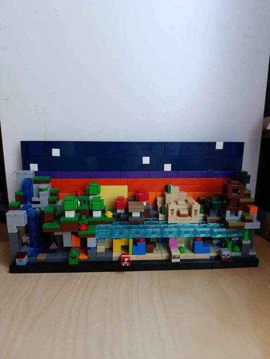 LEGO Minecraft 21589 Mini Biomes – пълен комплект, с кутия и книжка