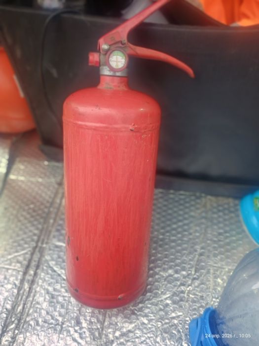 Огнетушитель без таблички зпряжаный