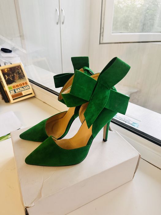 Туфли зеленые