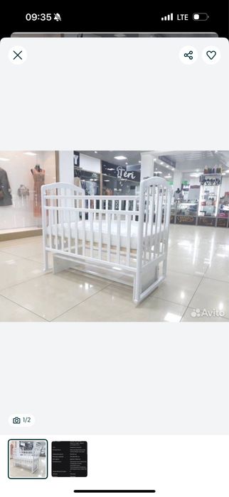 Продам детскую кроватку анита