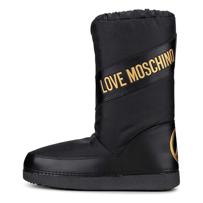 %ПРОМО%до 31.01!LOVE MOSCHINO № 37 & 38 – Дамски апрески с лого "GOLD