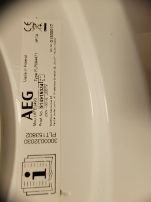 Пералня AEG 9кг за части