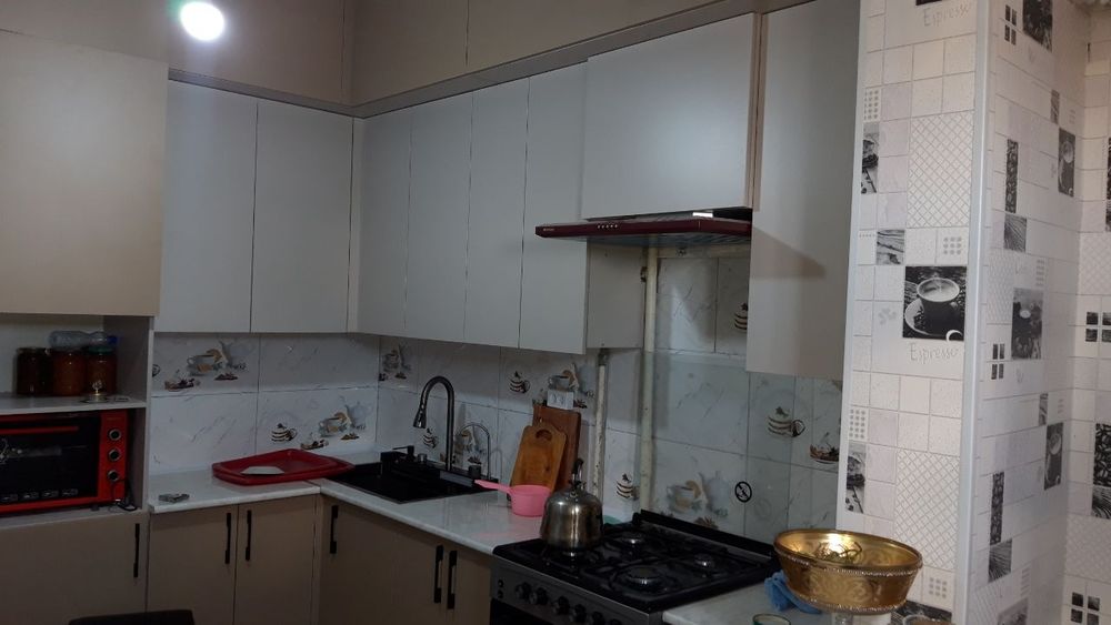 Нокис каласында 9 этажлы уйде 2 ханалы уй сатылады