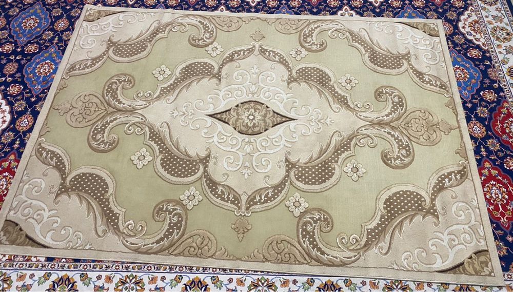 Ковер Турецкий, б/у  после химчистки, чистая.