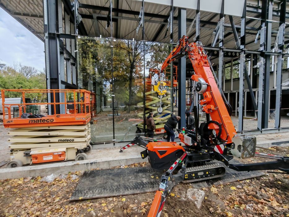 Minimacara / macara  Spider,  pentru pereți cortina, sticla !PROMOTIE!