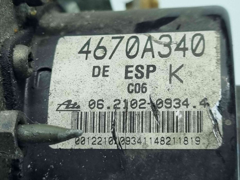 Pompa ABS MITSUBISHI Outlander [Fabr 2006-2012] 4670A340 2.0 CW8W  2.0
