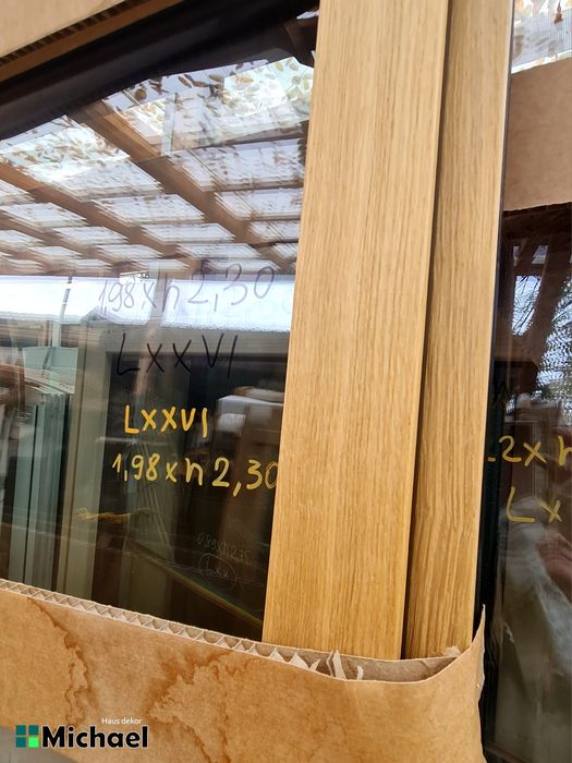 Usa dubla terasa TRIPAN,lemn stratificat,Internorm,Austria(LXXVI)