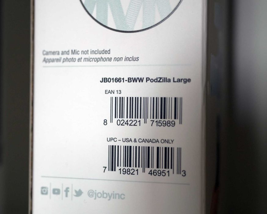 Joby PodZilla Mini trepied - LARGE - foto-video NOU SIGILAT