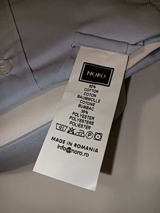 Cămăși bărbătești classic fit, fabricate în România