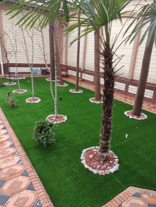 Искусственный газон. арзон сифат  ва ландшафтный доставка бор.