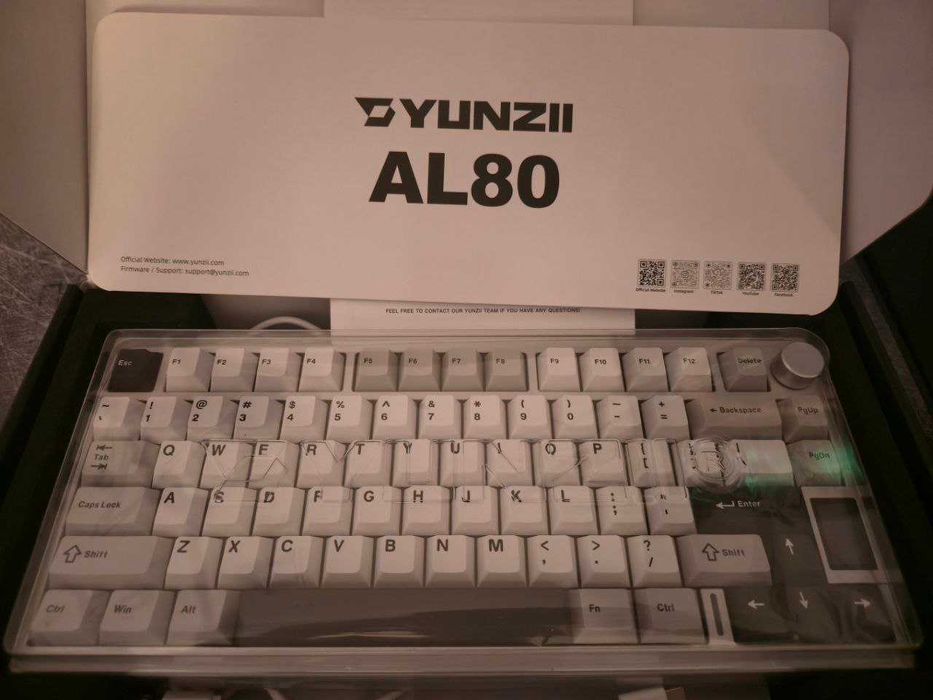 Tastatura Custom YUNZII AL80 Aluminiu LCD Wireless Gasket Mount