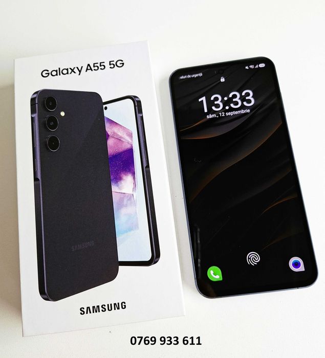 Telefon mobil Samsung Galaxy A55 Dual SIM 8GB 128GB 5G Awesome Navy
