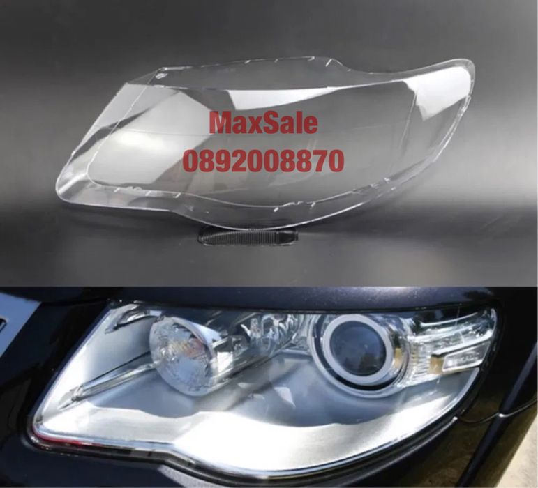 Фарове капаци стъкло VW Touareg Тоуарег панел xenon 7L Л