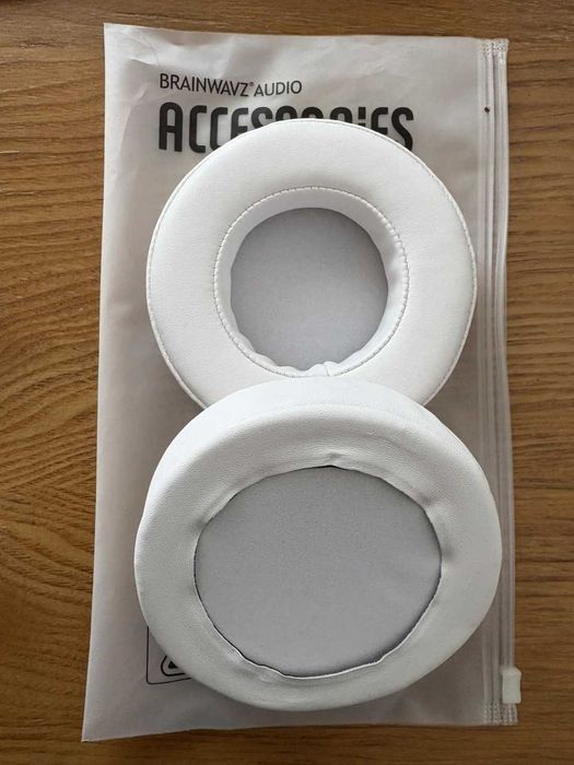 Headphone Memory Foam Earpads - XL Size - White for DT770