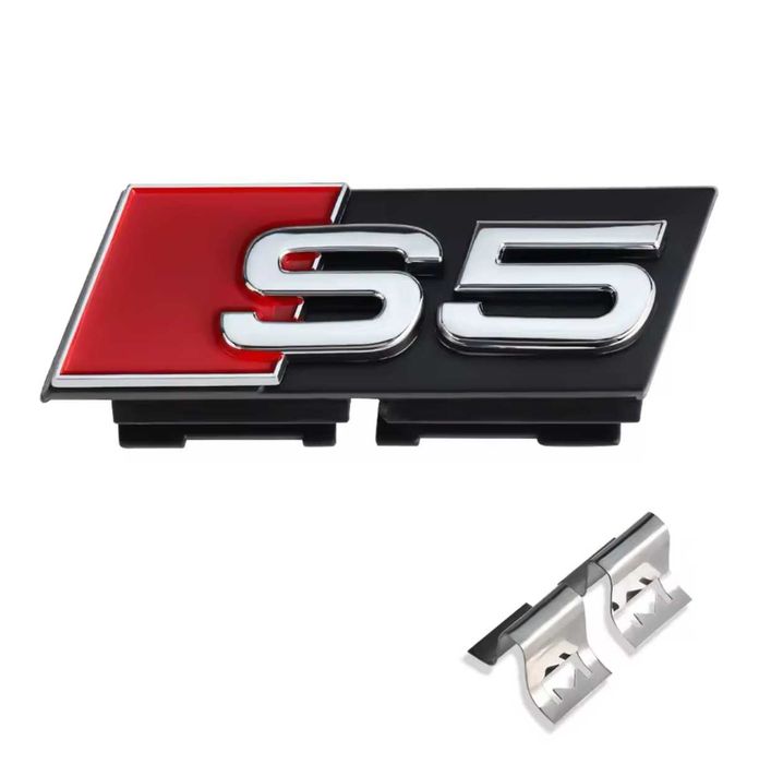 Set embleme fata/spate AUDI Sline Emblema grila / haion S3 S4 S5 S6 S7