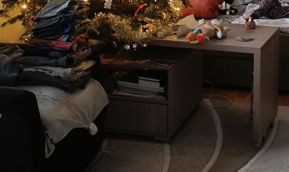 Masă de cafea, modulară, cu sertar încăpător