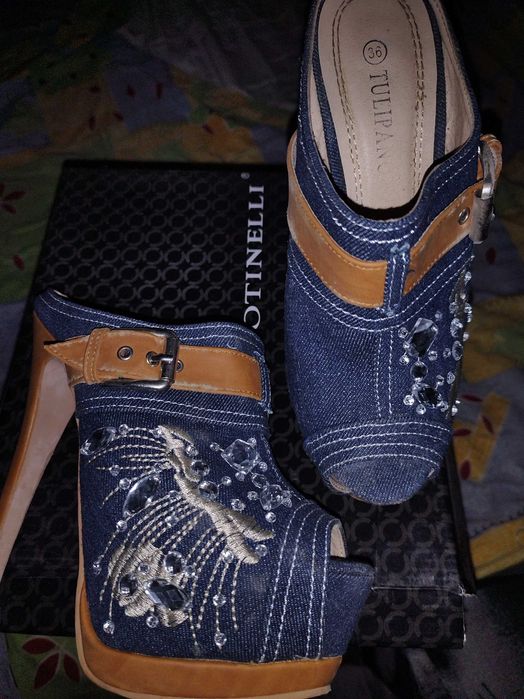 saboti cu strasuri nr 36