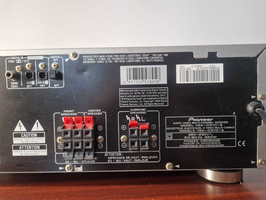 Pioneer VSX-D510 Receiver 5.1 Dolby Digital DTS – Sunet Bun, Puternic