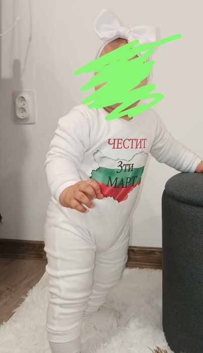 Ромпър и боди рокля 9-12 месеца