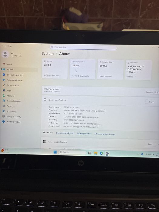 Tableta laptop HP