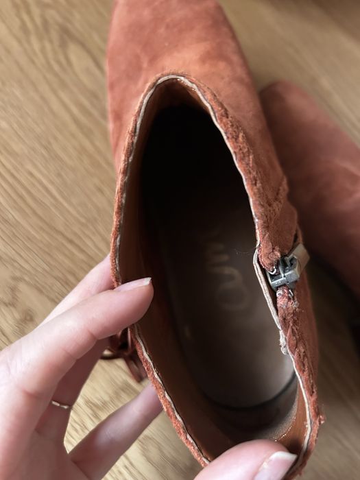 Sam Edelman велурени боти, номер 38
