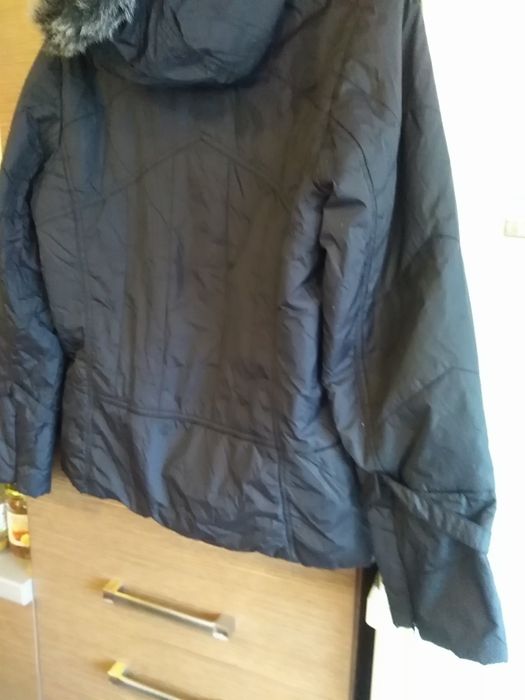 Дамско черно яке шушляк