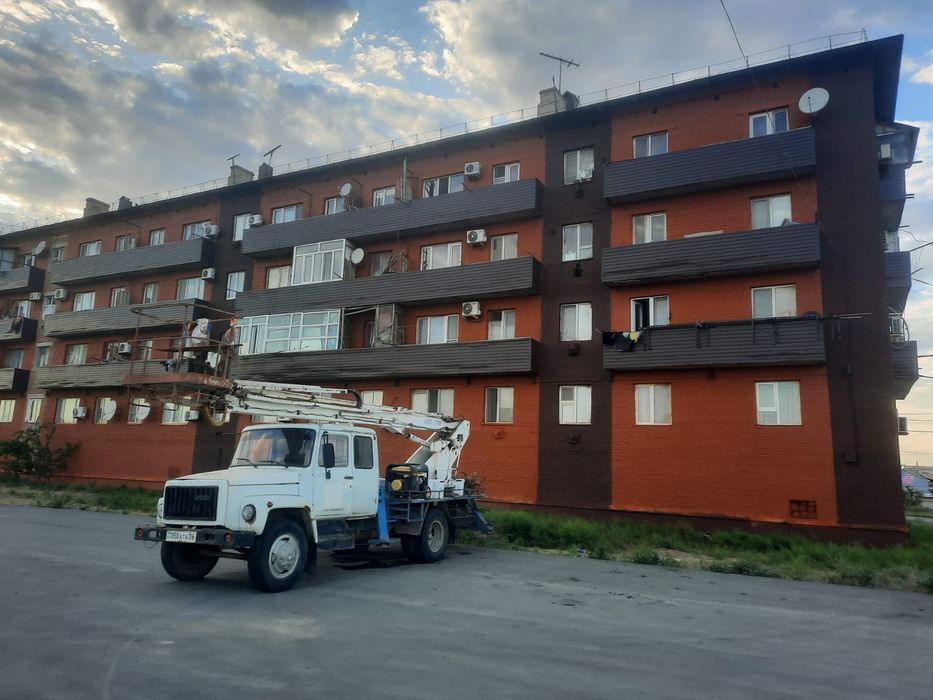 Покраска стен внутреннее и наружное.