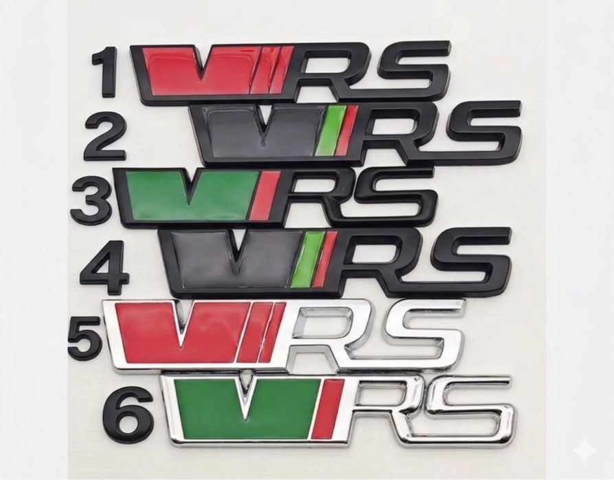 3D емблема шкода(shkoda) VRS