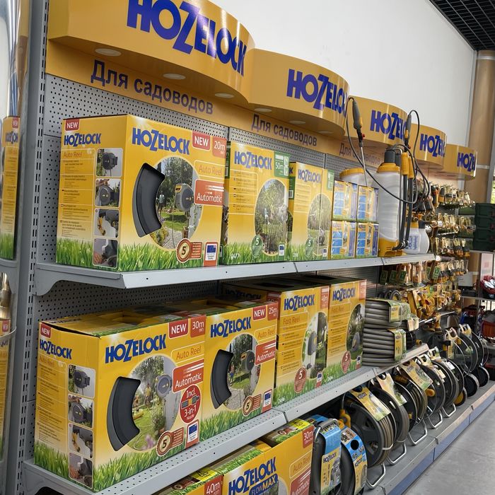 Готовая катушка со шлангом HozeLock 20 м (шланг для полива)