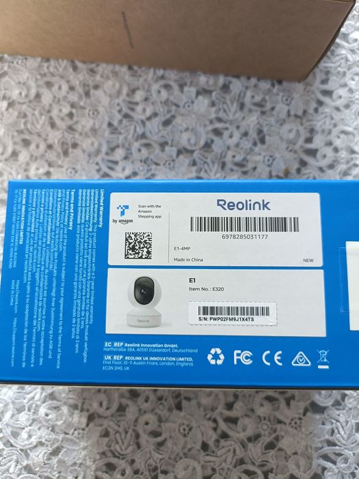 Cameră de supraveghere WiFi Reolink E1