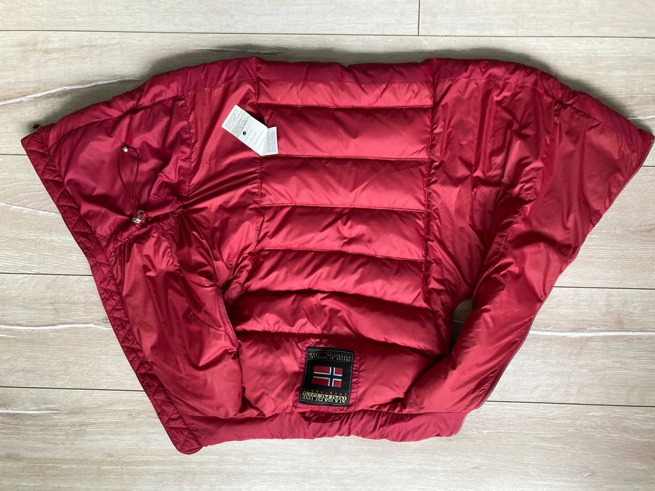 Napapijri down gilet дамски пухен елек жилетка пух размер L
