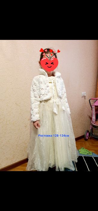 Платье с болеро  128-134см