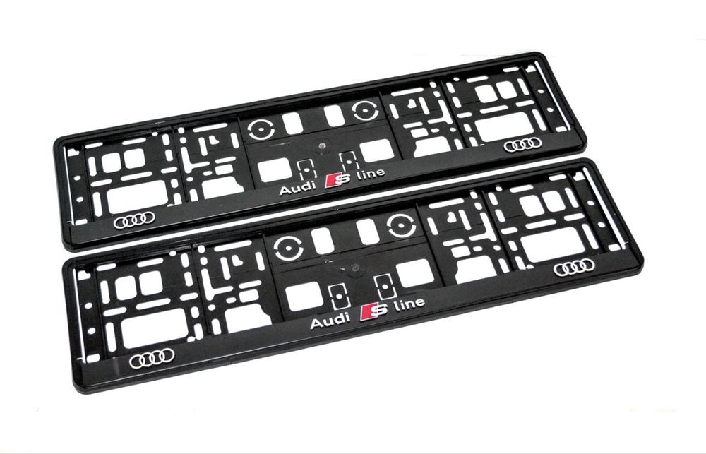Рамки за номер M Power / AMG / S Line / OPC – комплект предна и задна