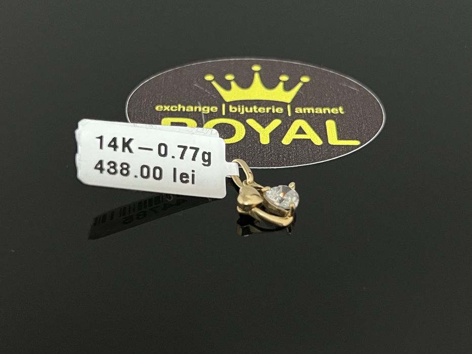 Bijuteria Royal CB : Pandant aur 14k 0,77 grame