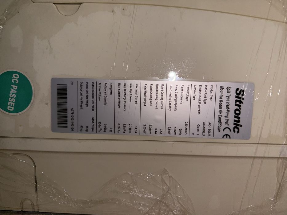 Продам кондиционер Sitronic, 12 размер