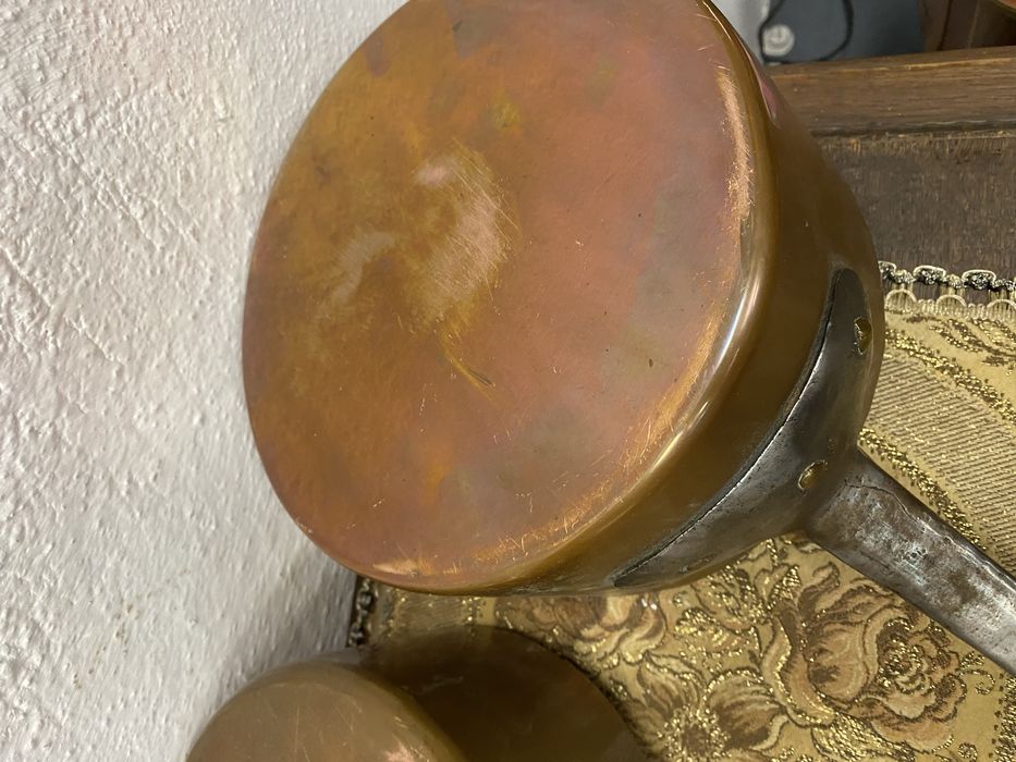 Френски медни касероли комплект 4 бр France 1950-те