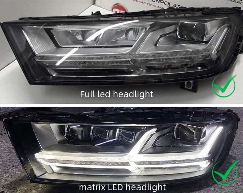 Дневни светлини за AUDI Q7 4M 2015- , DRL Платки и Пръчки/Световоди Q7 4M DRL