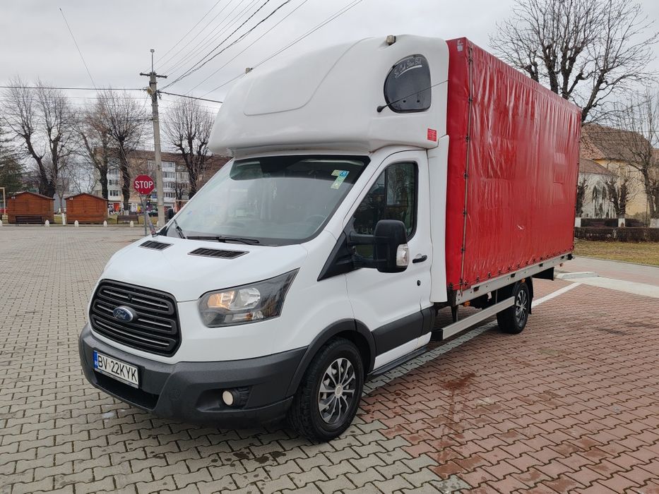 Ford transit cu prelata de 8 paleti