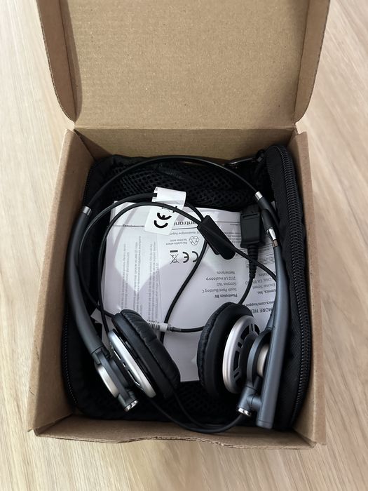 Plantronics HW 720 + USB адаптер DA70 + HIS adapter cable – НОВИ