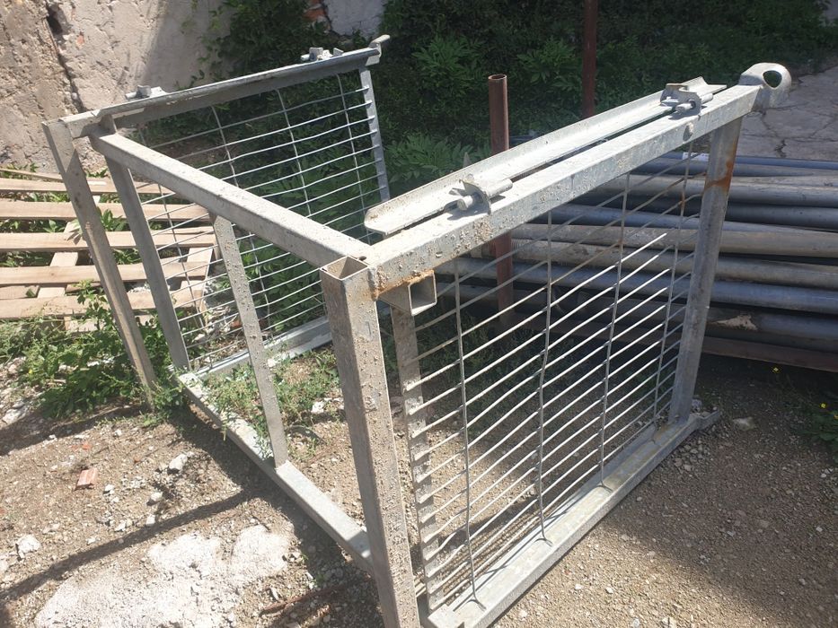 Транспортен кош, палет, евро палети, подпори, кофраж хюнебеци Дока