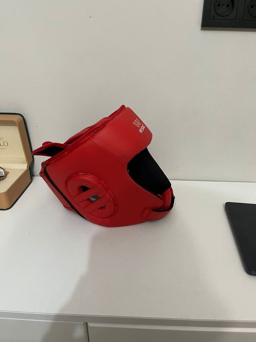 Шлем для бокса Wesing красный