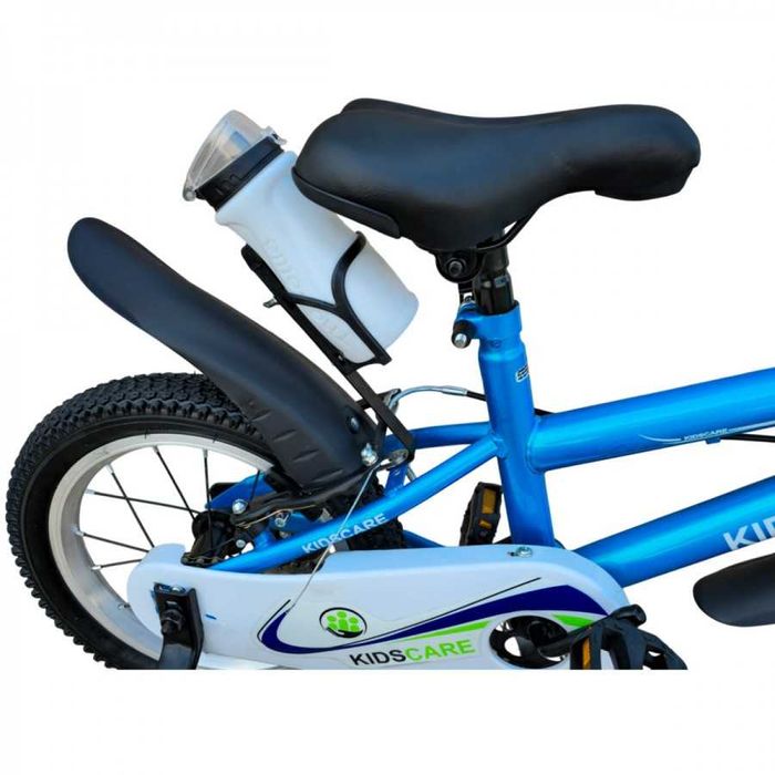 Bicicleta copii 3-6 ani  14 inch – cu roti ajutatoare, sticla inclusa