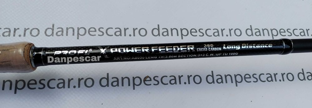 Lanseta PROFL X POWER FEEDER Long Distance 3,60m 180g 3 varfuri carbon