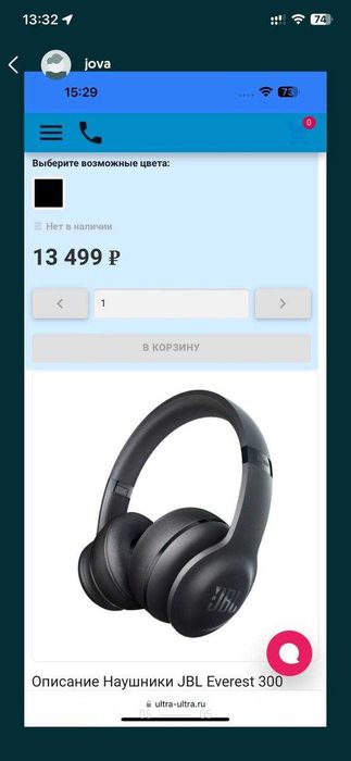 Беспроводные наушники JBL Everest 300