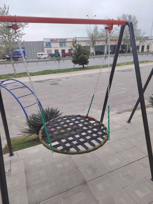 Качели гнездо усиленные | металлические | для двора и сада