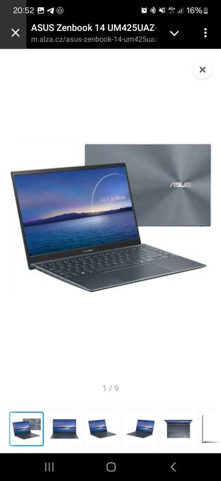 Ноутбук ASUS zenbook 14